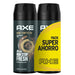 Pack Ahorro de 2 Desodorantes Axe Dark Temptation (2x150 ml). Bodyspray con Tecnología Dual Action y Zinc Complex para una protección irresistible de 48 horas. Axe - frontal