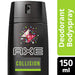 Pack de 3 Desodorantes Axe Collision Fresh Forest & Graffiti, 3x150 ml. Una fragancia inesperada sin sales de aluminio para una protección y frescura de larga duración. Axe - detalle