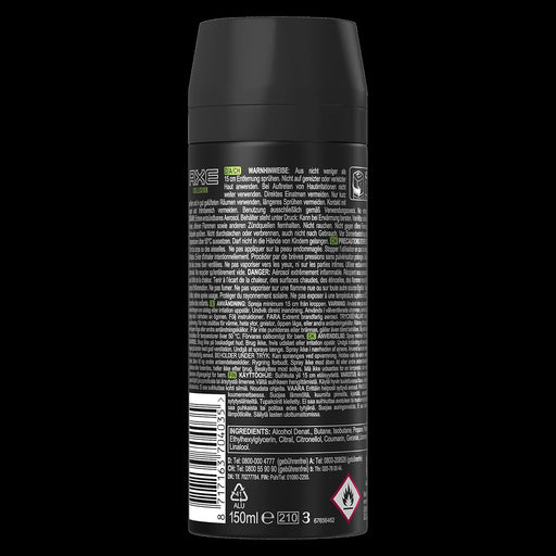 Pack de 3 Desodorantes Axe Collision Fresh Forest & Graffiti, 3x150 ml. Una fragancia inesperada sin sales de aluminio para una protección y frescura de larga duración. Axe - pack