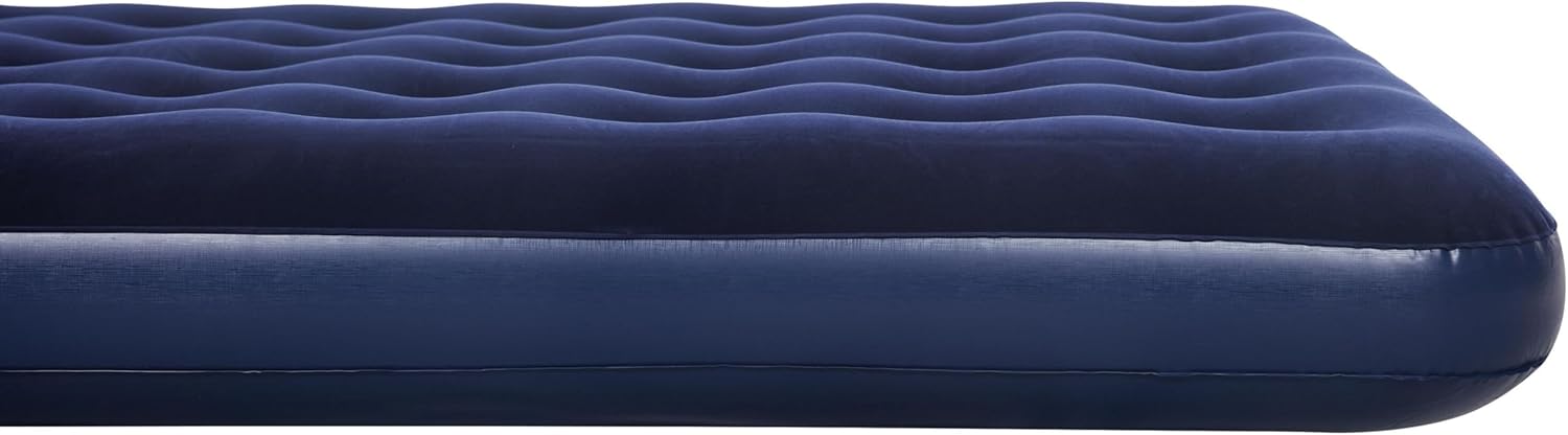Bestway Colchón Hinchable Doble (191x137x22 cm). Cama de aire para 2 personas ideal para interior y exterior, con superficie flocada y estructura resistente I-Beam. Bestway - lateral