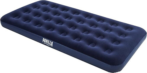 Bestway Colchón Hinchable Individual Aeroluxe (188x99x22 cm). Cama de aire para interior y exterior con superficie flocada, estructura Tritech y válvula de inflado rápido. Bestway - frontal