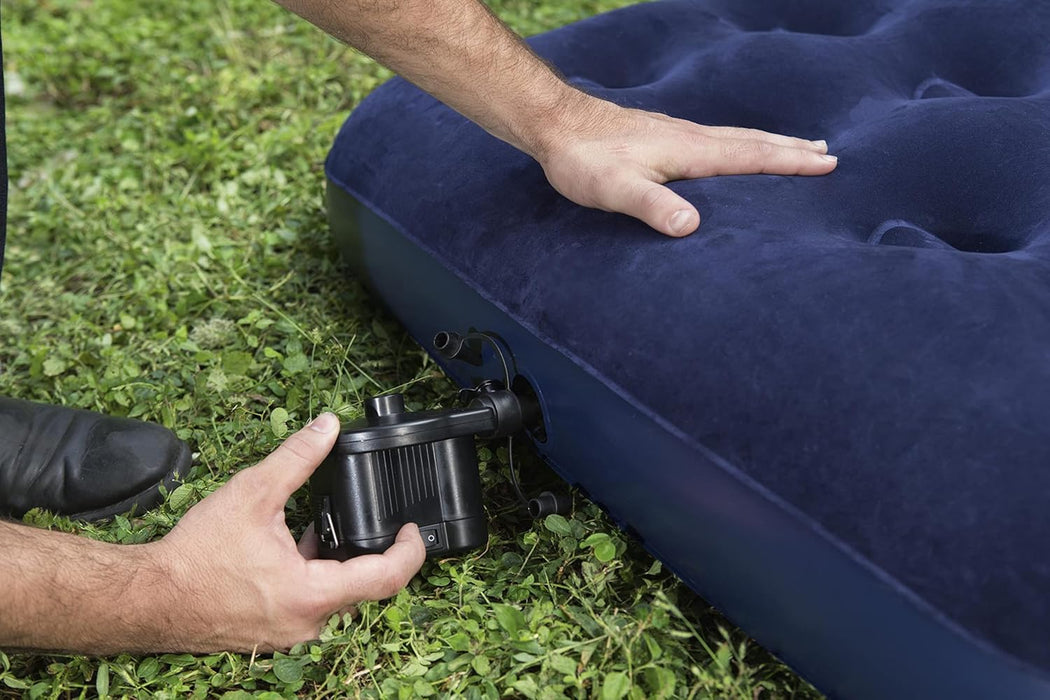 Bestway Colchón Hinchable Individual Aeroluxe (188x99x22 cm). Cama de aire para interior y exterior con superficie flocada, estructura Tritech y válvula de inflado rápido. Bestway - lateral