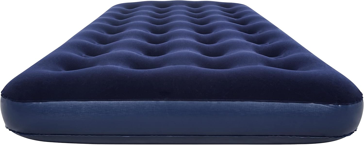 Bestway Colchón Hinchable Individual Aeroluxe (188x99x22 cm). Cama de aire para interior y exterior con superficie flocada, estructura Tritech y válvula de inflado rápido. Bestway - uso