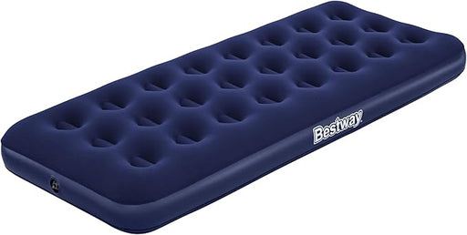 Bestway Colchón Hinchable Individual Flocado (185x76x22 cm). Fabricado con estructura Tritech de 3 capas para una máxima durabilidad, comodidad y confort. Bestway - frontal