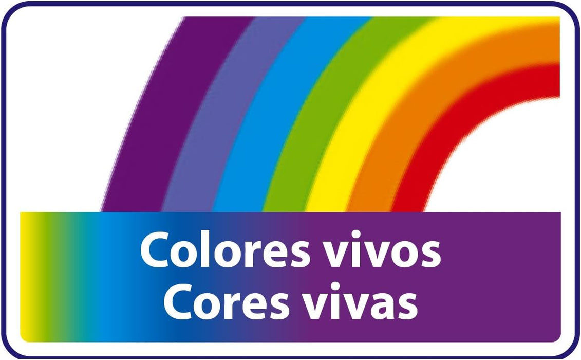 Estuche de 12 Rotuladores BIC Kids Kid Couleur, con punta media bloqueada y tinta ultra lavable. La herramienta ideal para desatar la creatividad de los niños de forma segura. Bic - presentacion