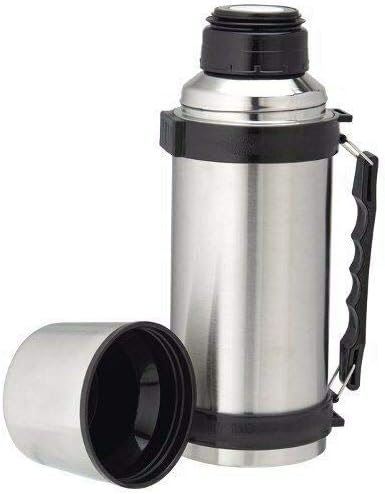 Termo de Acero Inoxidable 1,2 Litros, Jarra Térmica de Doble Pared a prueba de fugas. Ideal para mantener durante horas agua, café o leche calientes o fríos. Bigbuy Home - pack