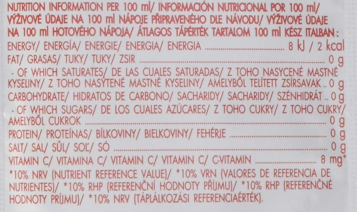 Bolero Bebida Instantánea Sabor Acerola, Caja de 24x9g. Un refresco en polvo sin azúcar, bajo en calorías y con Stevia para una hidratación óptima y llena de sabor. Bolero - lateral