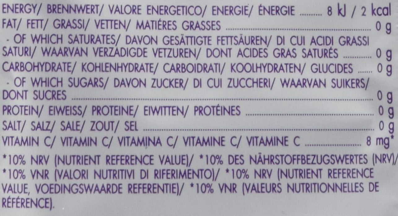 Bolero Bebida Instantánea Sabor Bayas de Açaí, Caja de 24x9g. Preparado en polvo sin azúcar con Stevia y Vitamina C, un refresco antioxidante para una hidratación saludable. Bolero - lateral