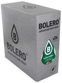 Bolero Bebida Instantánea Sabor Cereza y Cola, Pack de 24x9g. Un refresco en polvo bajo en calorías y sin azúcar con Stevia, ideal para la hidratación diaria o durante el deporte. Bolero - frontal