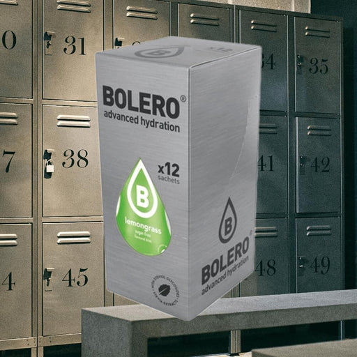 Bolero Bebida Instantánea Sabor Citronella, Pack de 12x9g. Un refresco en polvo bajo en calorías y sin azúcar con Stevia, ideal para la hidratación diaria o deportiva. Bolero - pack