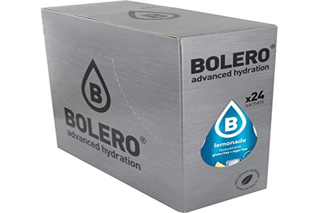 Bolero Bebida Instantánea Sabor Limonada, Caja de 24x9g. Preparado en polvo sin azúcar con Stevia y Vitamina C para una hidratación saludable, baja en calorías y llena de sabor. Bolero - uso