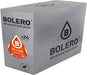 Bolero Bebida Instantánea Sabor Naranja Roja, Caja de 24x9g. Preparado en polvo sin azúcar, cero carbohidratos y con Stevia para una hidratación saludable y llena de sabor. Bolero - frontal
