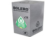 Bolero Bebida Instantánea Sabor Pepino, Pack de 12x9g. Un refresco en polvo sin azúcar, bajo en calorías y con Stevia para una hidratación saludable con un sabor único y refrescante. Bolero - frontal