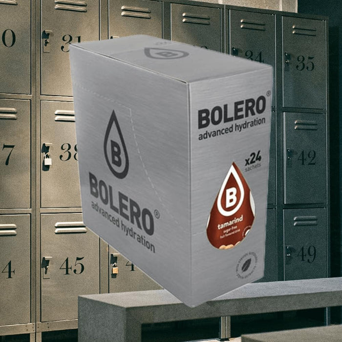 Bolero Bebida Instantánea Sin Azúcar, Sabor Tamarindo, Pack de 24x9g. Un refresco en polvo bajo en calorías y carbohidratos, con Stevia y Vitamina C. Bolero - detalle