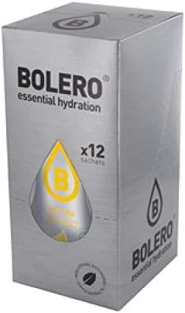 Bolero Bebida Instantánea Té Helado Limón, Pack de 12x8g. Un refresco en polvo sin azúcar con Stevia y Vitamina C para disfrutar de una hidratación cítrica, saludable y deliciosa. Bolero - zoom
