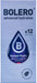 Bolero Bebida Sabor Frutas del Bosque, 12 sobres de 9g. Refresco instantáneo en polvo sin azúcar, endulzado con Stevia y con Vitamina C, bajo en calorías. Bolero - detalle