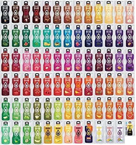 Bolero Pack Colección Completa con 79 Sobres de todos los sabores. La gama entera de bebidas en polvo sin azúcar, con Stevia y Vitamina C para que los pruebes todos. Bolero - frontal