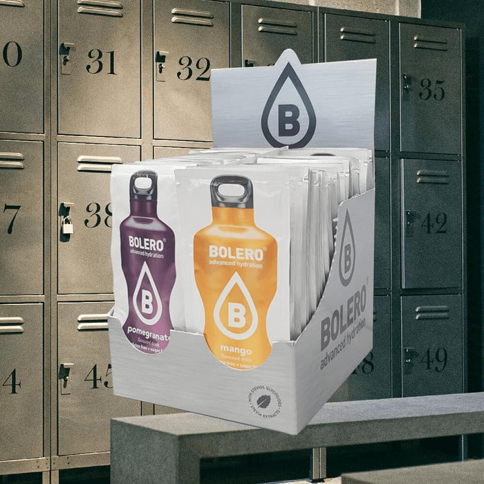 Bolero Pack de 56 Sabores Surtidos para Descubrir. Disfruta de una gran variedad de bebidas instantáneas sin azúcar, con Stevia y Vitamina C. Prepara más de 84 litros. Bolero - zoom