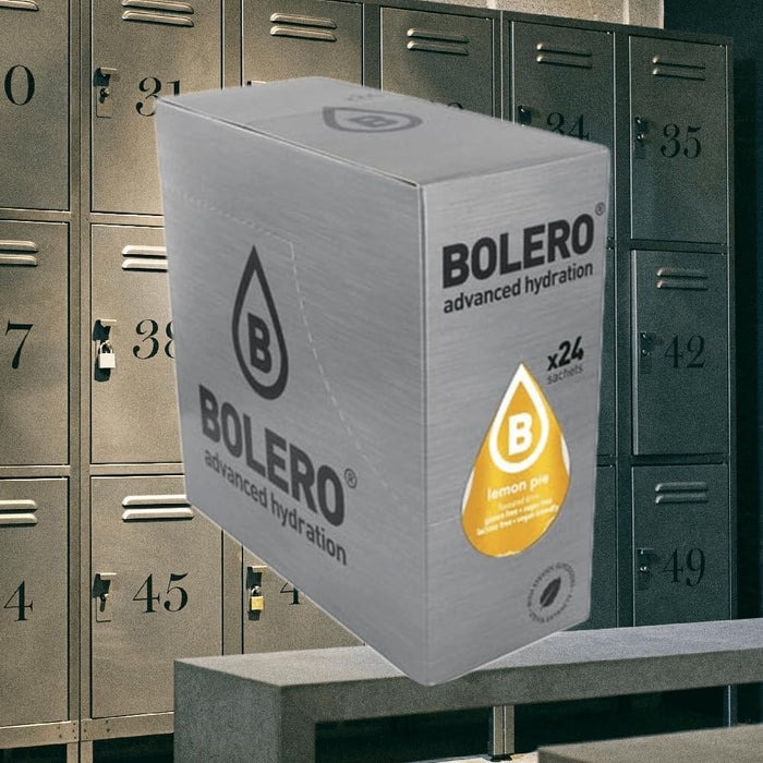 Bolero Sabor Tarta de Limón, pack de 24 sobres de 9g. Bebida en polvo sin azúcar para un refresco bajo en calorías con el delicioso sabor de tu postre favorito y Vitamina C. Bolero - extra