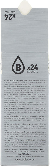 Bolero Sport Sabor Naranja, Caja de 24x9g. Bebida isotónica en polvo sin azúcar con Stevia y minerales para una hidratación avanzada y un rendimiento deportivo óptimo. Bolero - presentacion