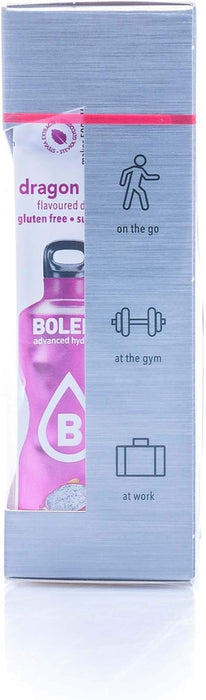 Bolero Sticks, 12 unidades de 3g para una hidratación deliciosa. Bebida en polvo sin azúcar y sin calorías, con Vitamina C y Stevia. El refresco ideal para deportistas y dietas. Bolero - ingredientes