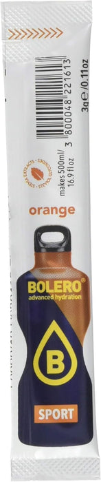 Bolero Sticks Bebida Instantánea Sabor Limón, Pack de 12x3g. Preparado en polvo sin azúcar, bajo en calorías y con Stevia para una hidratación refrescante y saludable. Bolero - detalle