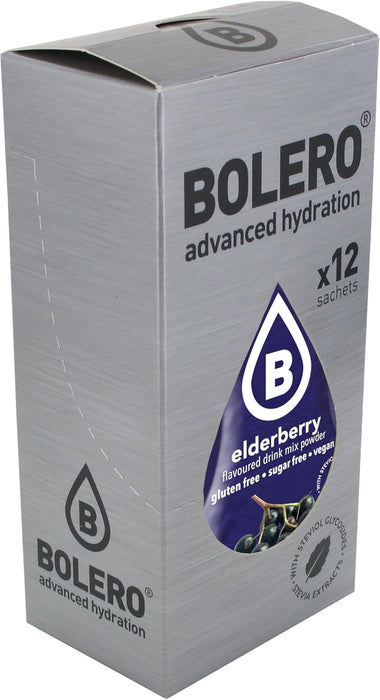 Bolero Sticks Sabor Arándano Rojo, Caja de 12x3g. Bebida en polvo sin azúcar, baja en calorías y con Stevia para una hidratación refrescante y saludable. Bolero - presentacion