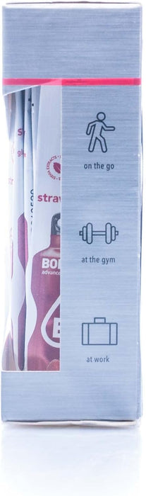 Bolero Sticks Sabor Fresa, 12x3g. Bebida en polvo para llevar sin azúcar, con Stevia y Vitamina C para una hidratación avanzada y refrescante en cualquier lugar. Bolero - ingredientes