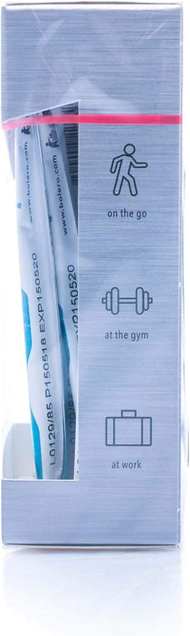 Bolero Sticks Sabor Mandarina, Caja de 12x3g. Bebida instantánea sin azúcar, baja en calorías y con Stevia para una hidratación refrescante y saludable. Bolero - detalle
