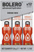 Bolero Sticks Sabor Papaya, Caja de 12x3g. Bebida en polvo sin azúcar, baja en calorías y con Stevia para una hidratación refrescante y saludable. Bolero - frontal
