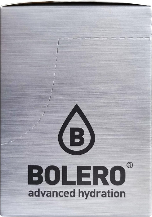 Bolero Sticks Sabor Plátano, Caja de 24x3g. Bebida en polvo soluble sin azúcar, con Stevia y Vitaminas. Ideal para llevar, sin gluten, sin lactosa y bajo en calorías. Bolero - presentacion