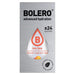 Bolero Sticks Sabor Té Helado de Melocotón, 24x3g. Bebida en polvo para 500ml de agua, sin azúcar, sin gluten, sin lactosa y endulzada con Stevia. Bolero - frontal