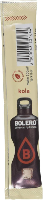Bolero Sticks Sabor Zanahoria y Naranja, Caja de 12x3g. Bebida en polvo sin azúcar, baja en calorías y con Stevia para una hidratación refrescante y saludable. Bolero - detalle