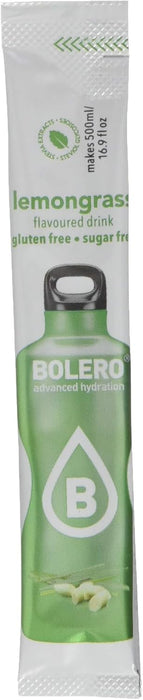 Bolero Sticks Sabor Zanahoria y Naranja, Caja de 12x3g. Bebida en polvo sin azúcar, baja en calorías y con Stevia para una hidratación refrescante y saludable. Bolero - lateral
