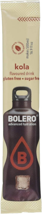 Bolero Sticks Sabor Zanahoria y Naranja, Caja de 12x3g. Bebida en polvo sin azúcar, baja en calorías y con Stevia para una hidratación refrescante y saludable. Bolero - pack