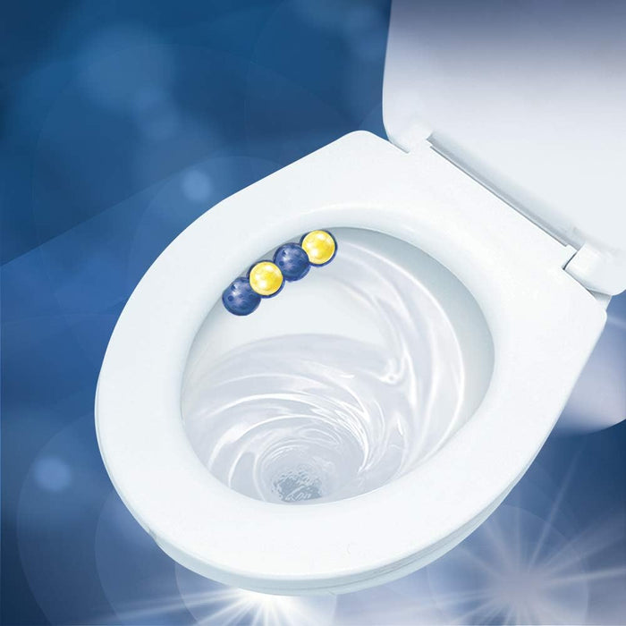 Bref Power Activ' Limón, pack de 10 cestas para WC. Limpiador de inodoro con fórmula 4 en 1 para una limpieza y un intenso frescor cítrico duraderos en cada descarga. Bref - extra