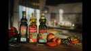 Aceite de Oliva Carbonell en garrafa de 5 Litros, un aceite versátil con sabor suave y 0,4º de acidez, especialmente recomendado para uso en caliente como guisos y frituras. Carbonell - ingredientes