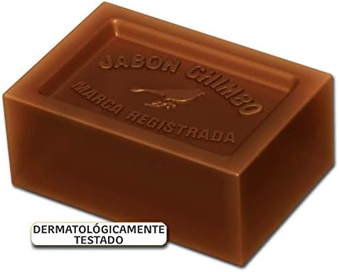 Jabón Chimbo Tradicional en pastilla de 250g. El auténtico jabón puro de toda la vida para una limpieza profunda de la ropa, quitamanchas y limpieza del hogar. Chimbo - pack