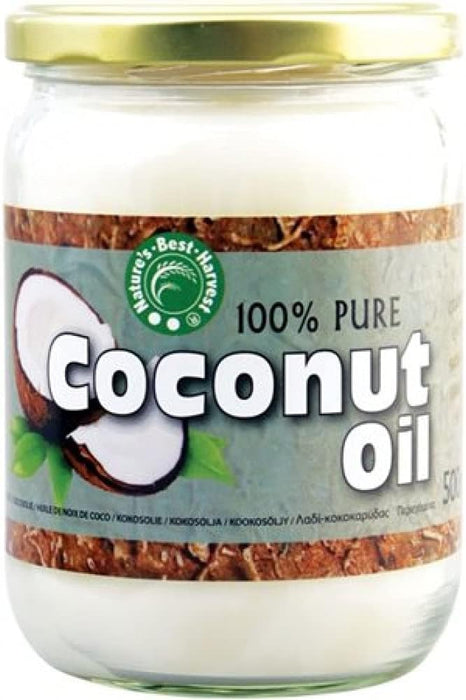 Aceite de Coco Orgánico Virgen Extra Cia&Co, 500 ml. 100% Puro y Prensado en Frío. Ideal para Cocina Saludable, Cuidado del Cabello, Piel, y para Masajes. Cia&Co - frontal