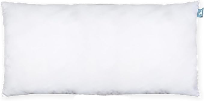 Almohada de 40x70 cm de Cia&Co, con Fibra Virgen Siliconada. Hipoalergénica, antiácaros y transpirable, con un tacto suave viscoelástico para un descanso reparador. Cia&Co - frontal