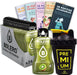 Bolero Kiwi Sin Azúcar (24x9g) + Shaker Cia&Co (500ml). Pack completo de bebida hidratante con 50 Pepitas Saludables para un estilo de vida activo y tropical. Cia&Co - frontal