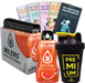Bolero Naranja Roja Sin Azúcar (24x9g) + Shaker Cia&Co (500ml). Pack completo de bebida hidratante con 50 Pepitas Saludables para un estilo de vida activo. Cia&Co - frontal