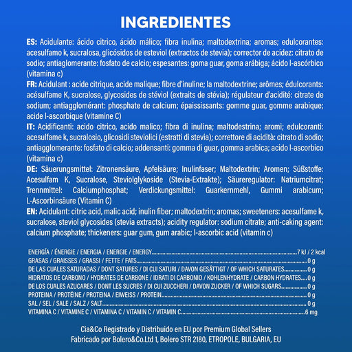 Bolero Papaya Sin Azúcar (24x9g) + Shaker Cia&Co (500ml). Pack completo de bebida hidratante con 50 Pepitas Saludables para un estilo de vida activo. Cia&Co - pack