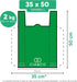 Bolsas de Plástico 70% Reciclado Cia&Co, Tamaño L (35x50cm), Pack 2 Kilos (120 Uds). Aptas para uso alimentario, reutilizables y resistentes (Galga 200) cumpliendo la normativa española. Cia&Co - uso