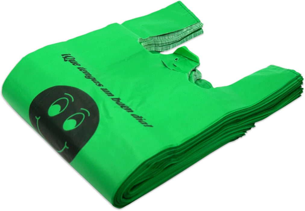 Bolsas de Plástico XL Verdes (42x53 cm) Cia&Co, 2 Kg (100 uds aprox). Fabricadas con un 70% de material reciclado, reutilizables, aptas para uso alimentario y con galga 200. Cia&Co - ingredientes