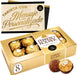 Caja de 8 Bombones Ferrero Rocher (100g) con Tarjeta Personalizada de Cia&Co. Un detalle elegante y delicioso para expresar gratitud o afecto de una manera personal y sofisticada. Cia&Co - frontal