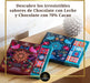 Caja Regalo con 12 Chocolatinas de Chocolate Negro 70% Cacao. Un detalle original y elegante para San Valentín o aniversarios, con tarjeta personalizable. Cia&Co - ingredientes