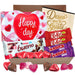 Cajita Regalo Momento Sorpresa con Chocolates y Gominolas de Corazón. Un detalle dulce con Kinder Bueno, Kit Kat y Huesitos, con tarjeta personalizada para cualquier ocasión. Cia&Co - frontal