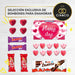 Cajita Regalo Momento Sorpresa con Chocolates y Gominolas de Corazón. Un detalle dulce con Kinder Bueno, Kit Kat y Huesitos, con tarjeta personalizada para cualquier ocasión. Cia&Co - uso