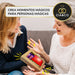 Cajita Regalo VIP con Caja Roja de Nestlé y 14 Bombones y Chocolates. Un surtido premium con Toblerone, Kit Kat y Lotus, preparado a mano y con tarjeta personalizada. Cia&Co - lateral